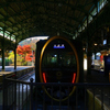 京の秋・叡山電車 八瀬比叡山口駅
