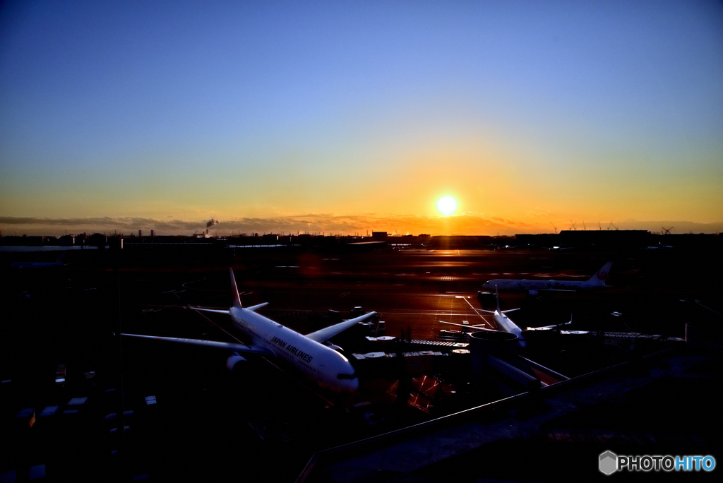 羽田空港夕景(4)