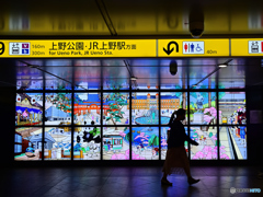 東京メトロ上野駅改札前