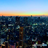 東京タワーからの夕景