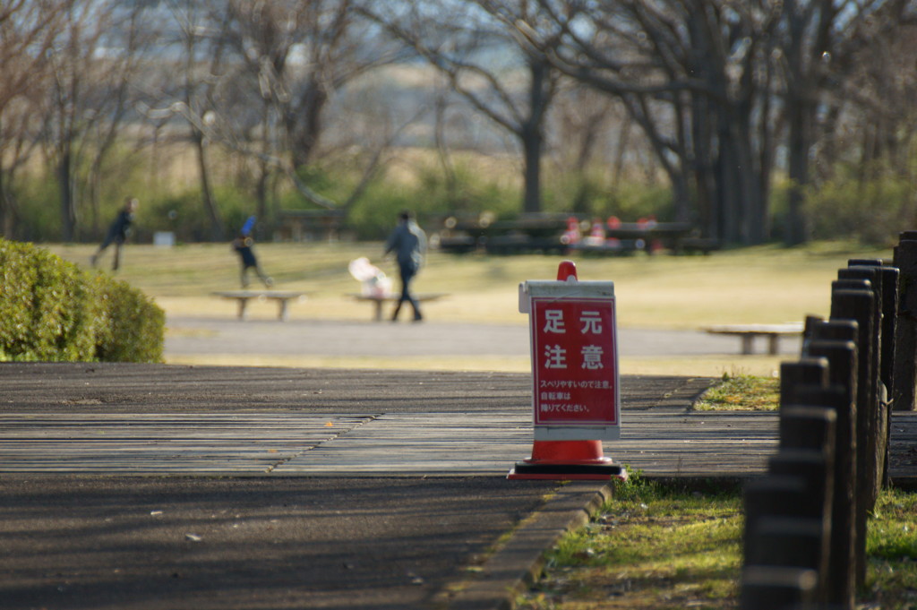 公園の道端③