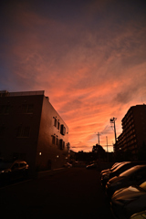 燃える雲