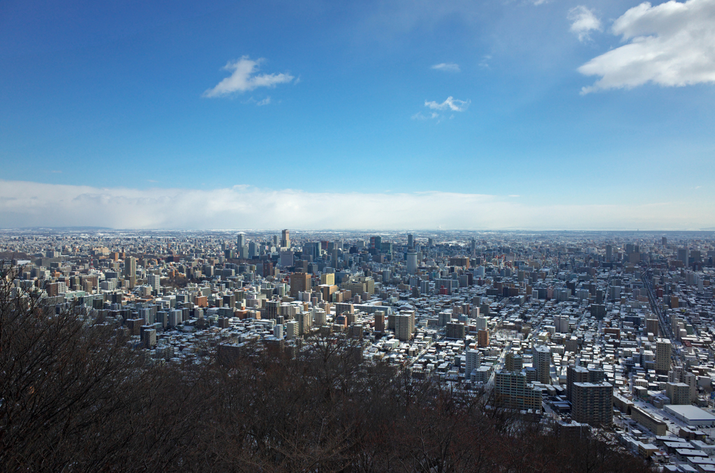 円山頂上からの眺望