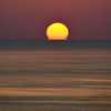 沈み行く夕日