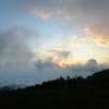 朝焼けと雲海