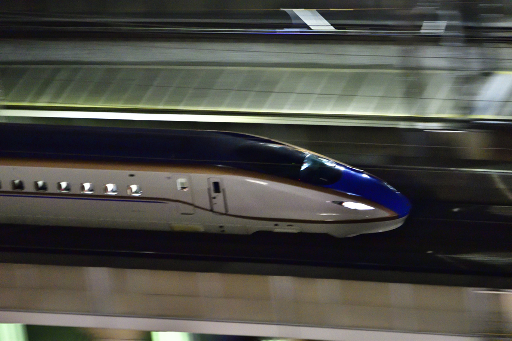 新幹線-Nikon D500で撮影