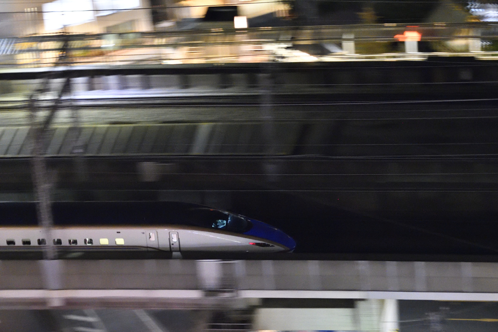 新幹線-Nikon D500で撮影