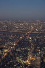 スカイツリーからの夜景