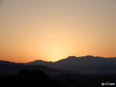 石鎚山　日の出前