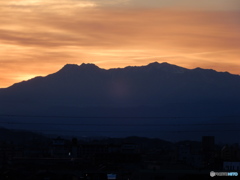 石鎚山　朝焼け