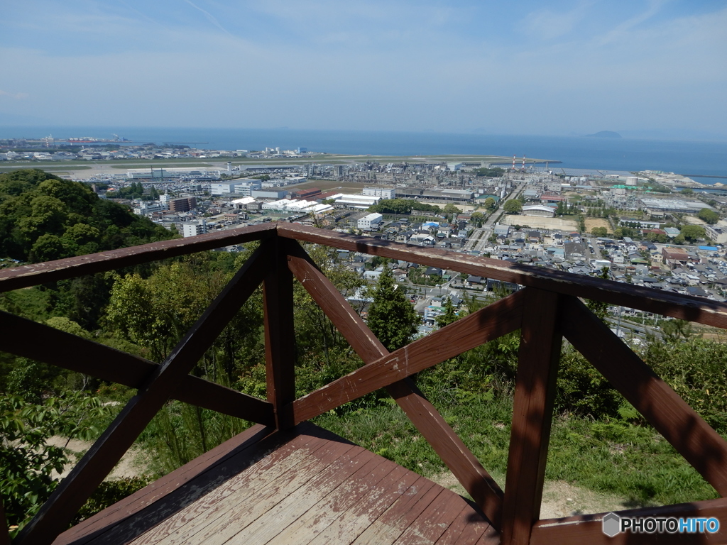 ウォーキング　里山からの眺め　1