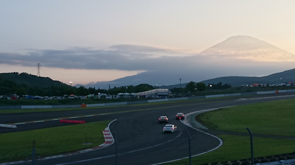 サーキットの景色