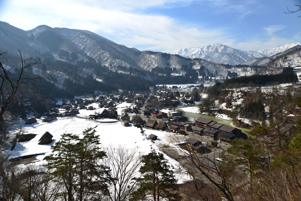 白川村全景