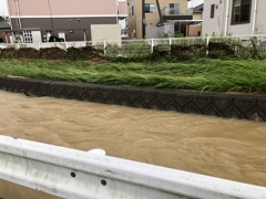 床上浸水