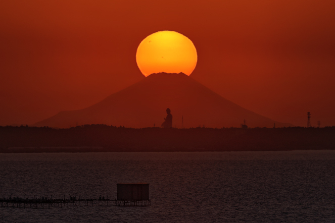 ダイヤモンド富士(西蓮寺)Ｂ　20260116