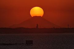 ダイヤモンド富士(西蓮寺)Ｂ　20260116