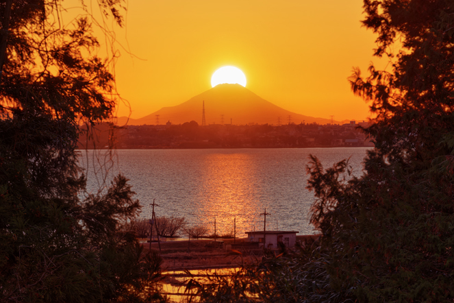 ダイヤモンド富士(加茂)　20260104