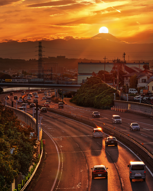 ダイヤモンド富士(グランド橋)　20251102