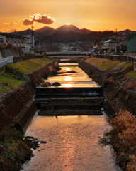 ダイヤモンド富士(稲荷橋)　20260110