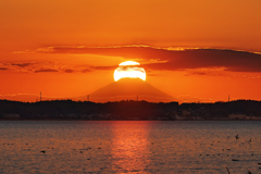 ダイヤモンド富士(牛渡)　20260109