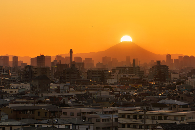 ダイヤモンド富士(市川)　202102092