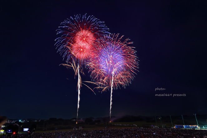 常総きぬ川花火大会　201808119