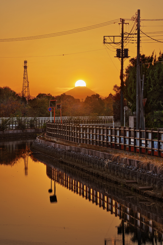 ダイヤモンド富士(鷹野)　20251117