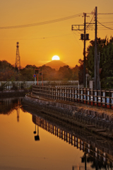 ダイヤモンド富士(鷹野)　20251117