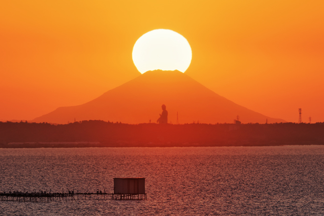 ダイヤモンド富士(西蓮寺)　20260116