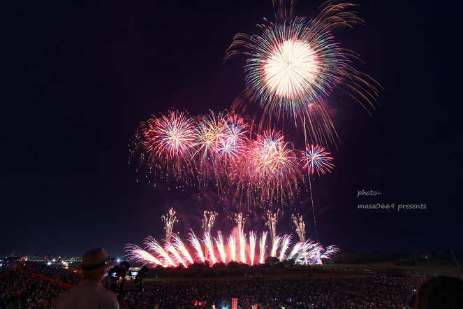 常総きぬ川花火大会　2018081117