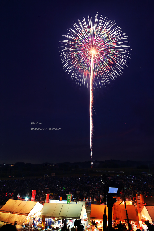 常総きぬ川花火大会　201808117