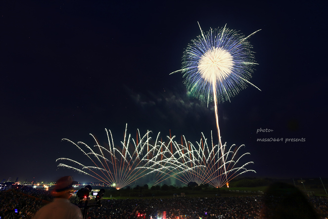 常総きぬ川花火大会　2018081116