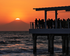 ダイヤモンド富士(稲毛)　20260223