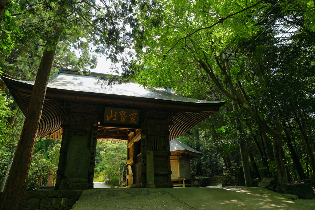 四国霊場　鶴林寺仁王門