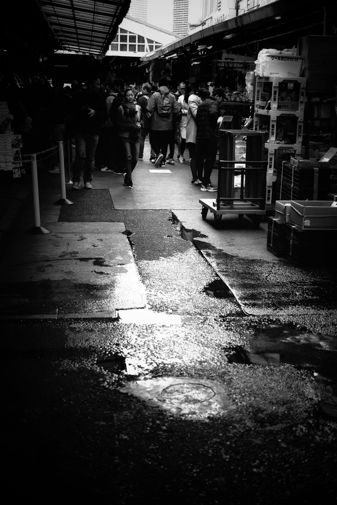 築地B&W #2