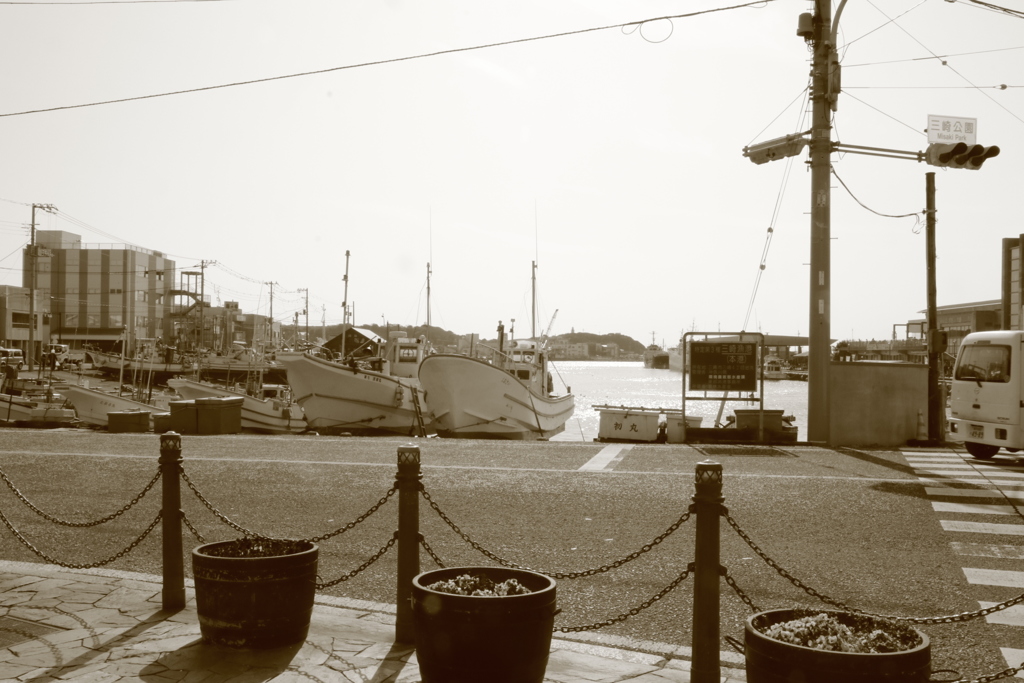 三浦の漁港