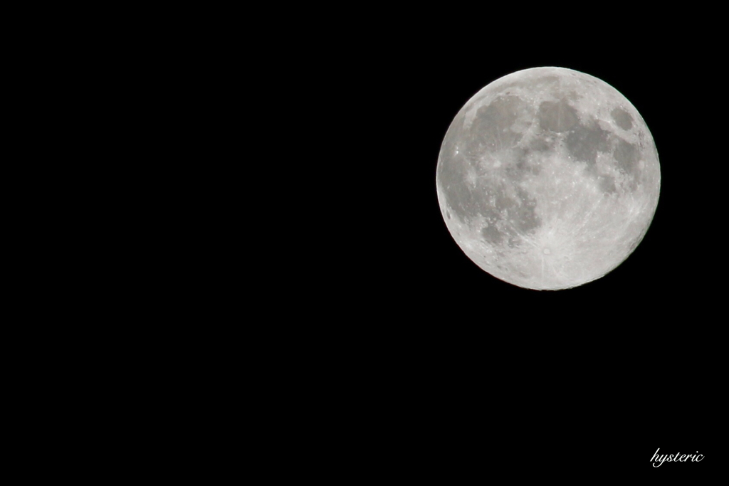 full moon…