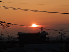 夕日