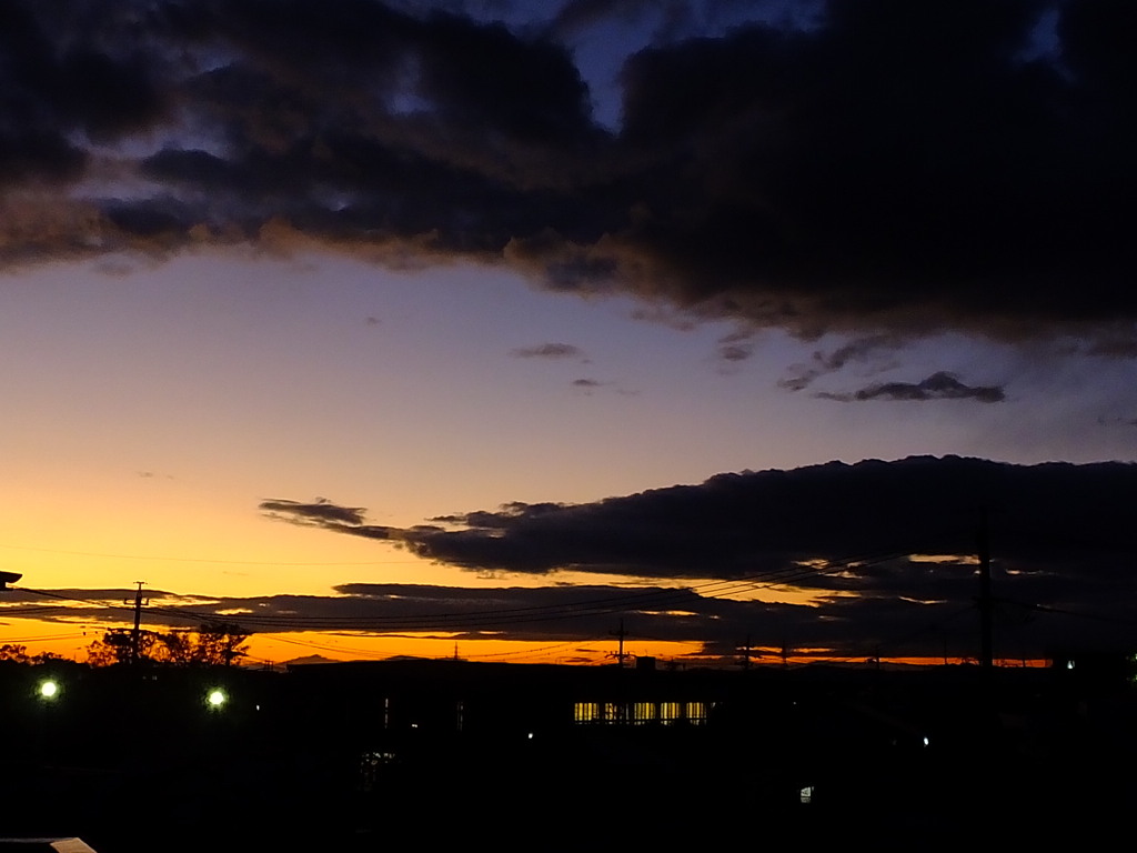 今日の夕暮れ時