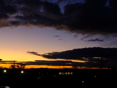 今日の夕暮れ時