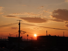 夕日