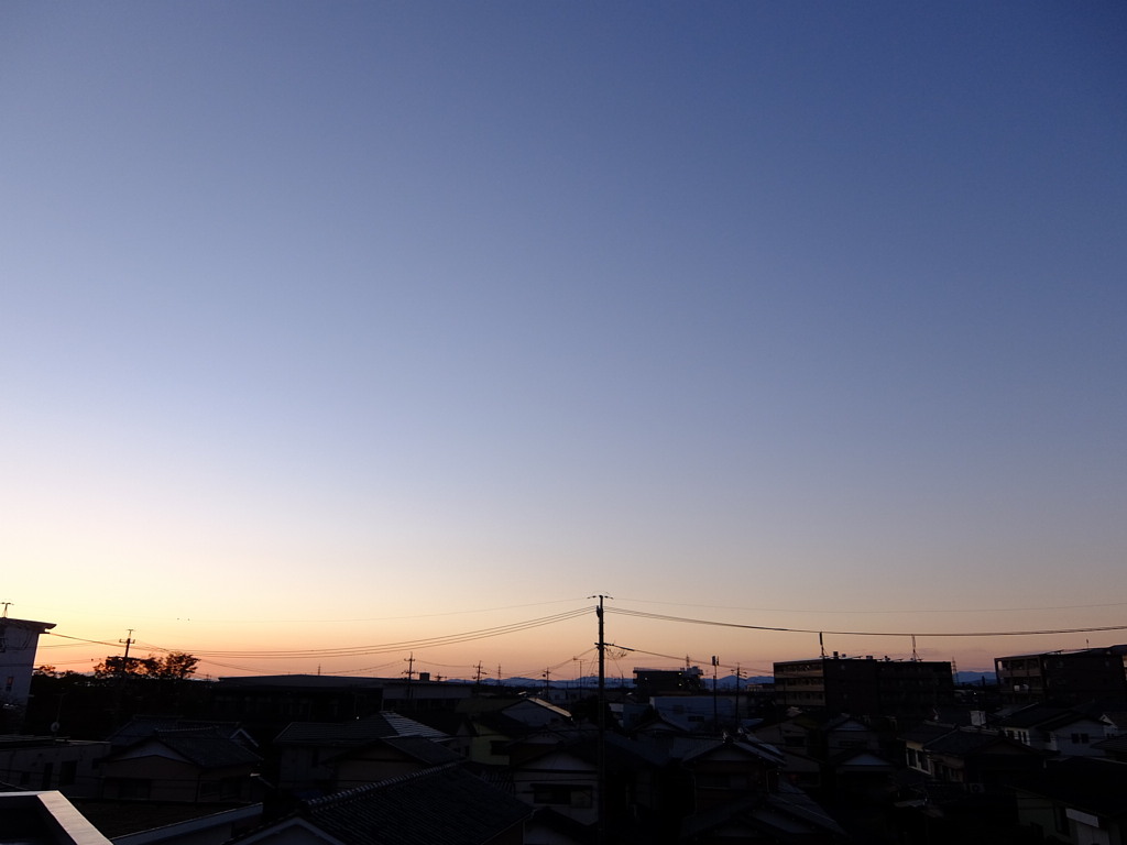 夕暮れ時