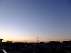 夕暮れ時