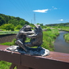 お、落ちる！・・狭い土俵