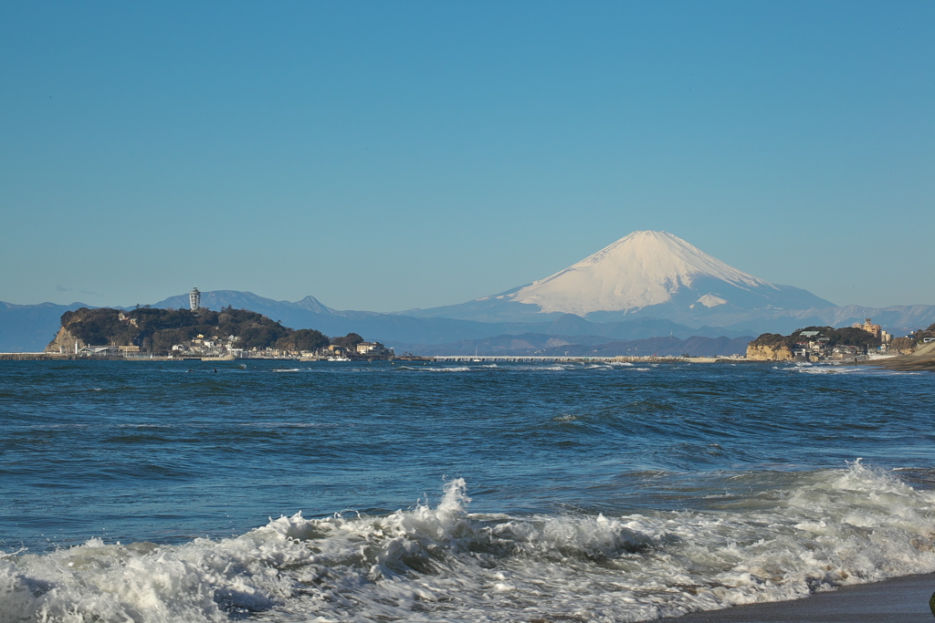 稲村ケ崎にて