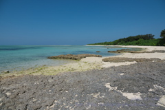 竹富島風景～カイジ浜の海辺