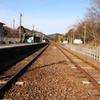 下小川駅　すれ違い線路　～以前の写真から