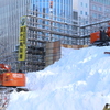 雪像作り1