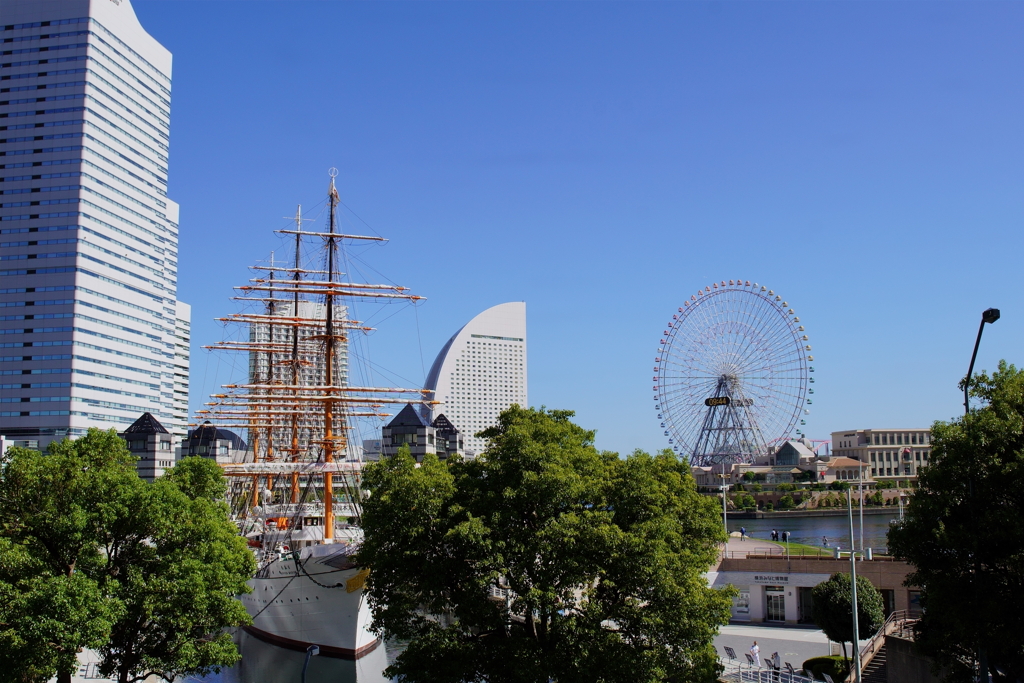 横浜散策_横浜の象徴勢ぞろい