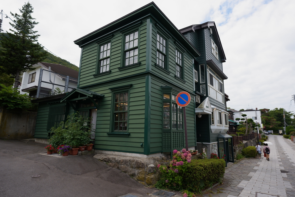 旅先の建物